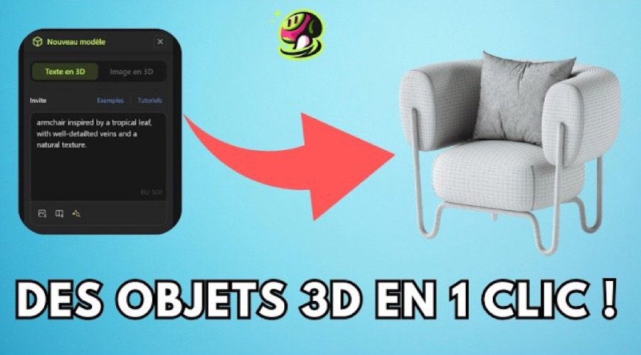 Meshy : générez des objets 3D depuis un texte en un clic