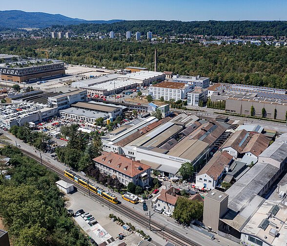 Site Walzwerk a Münchenstein et Arlesheim, support du concours étudiant SFP