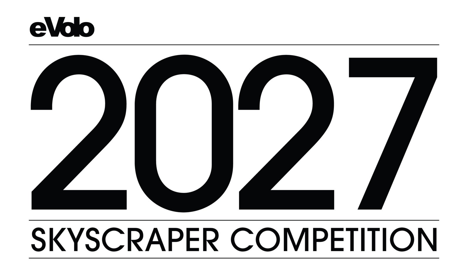 Affiche officielle eVolo 2027 Skyscraper Competition