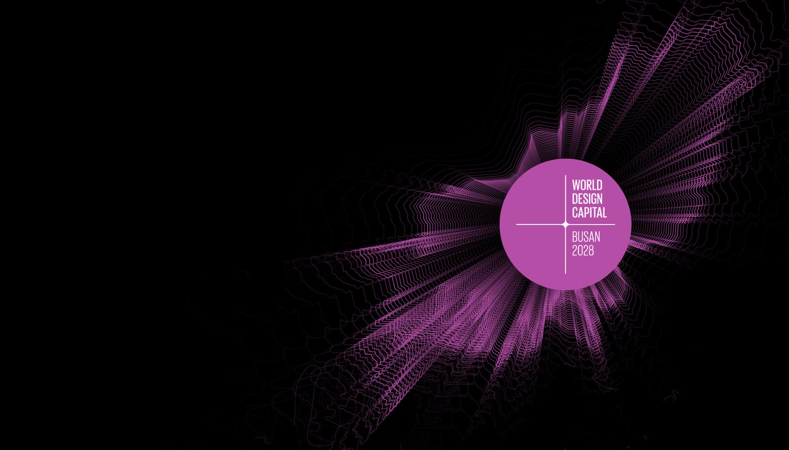 Identité visuelle officielle du concours international de design du pavillon WDC Busan 2028